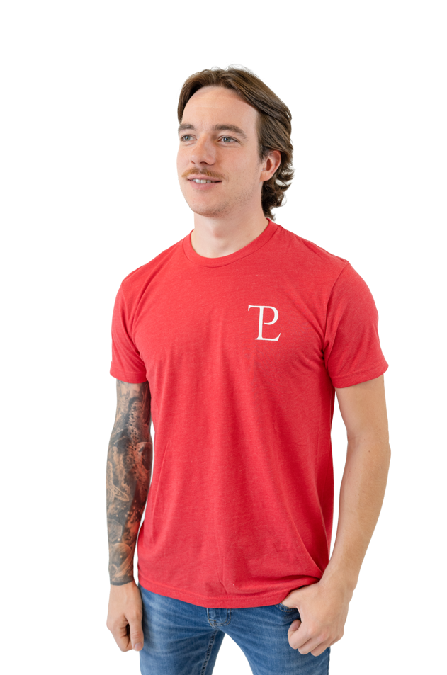 T-shirt unisexe rouge